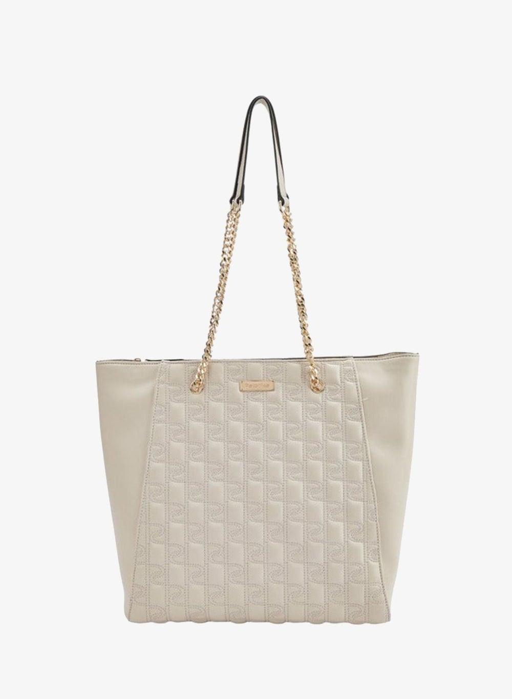 Stitch Detail Tote Bag with Double Chain Strap - Image 1