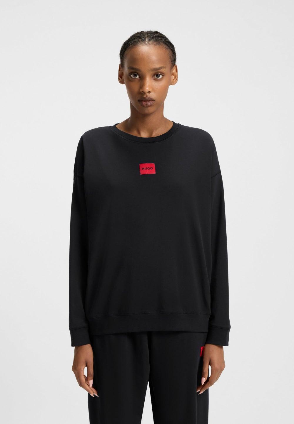 Regular-Fit Stretch Cotton Pyjamas with Logo Labels - Image 1
