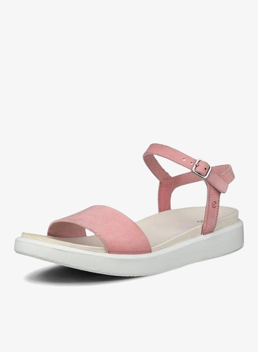 ECCO Flowt W Old Rose Flat Sandals - Image 1