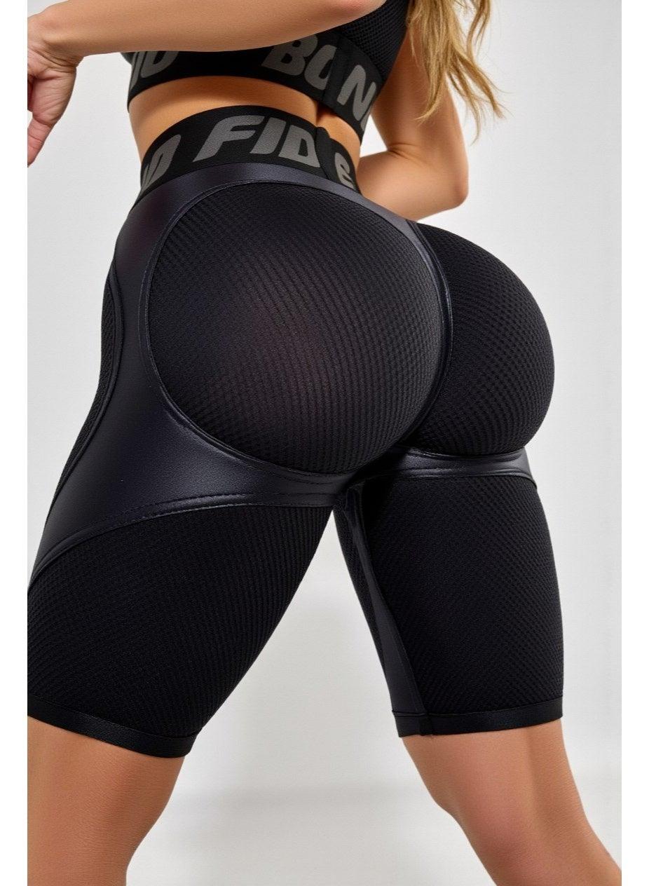 Bona Fide High Waist Push Up Biker Shorts - Image 1
