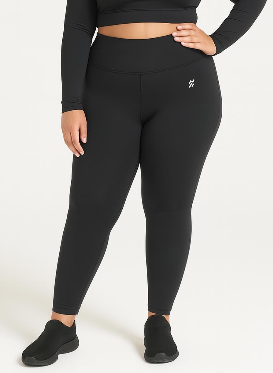 Plus Size Yoga Pants with Pocket and Card Slot - Image 1
