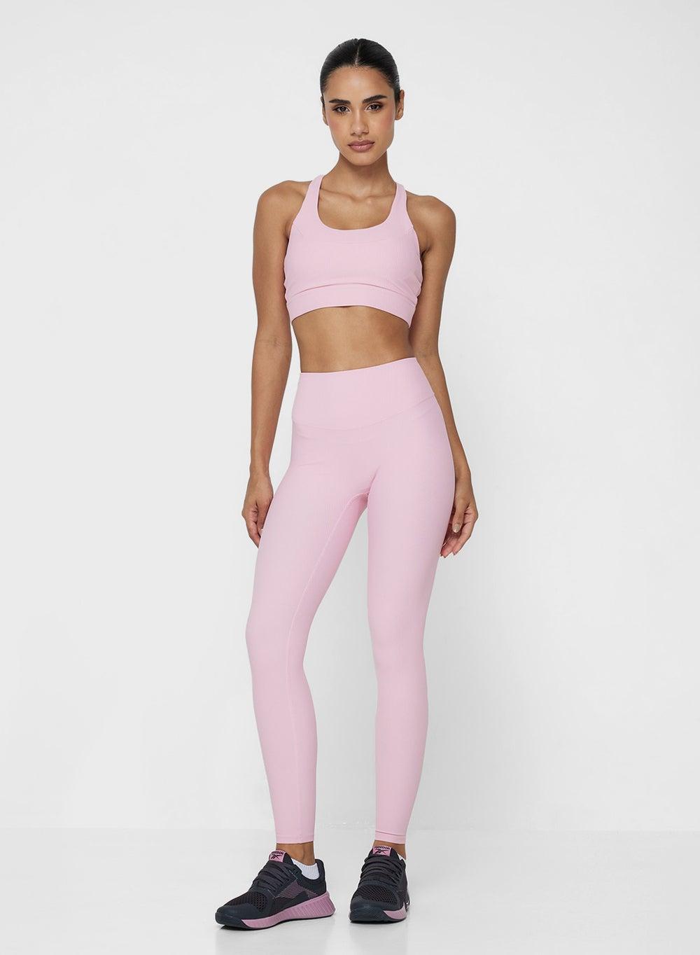 Racer Back Seamless Sports Bra & Legging Set - Image 1
