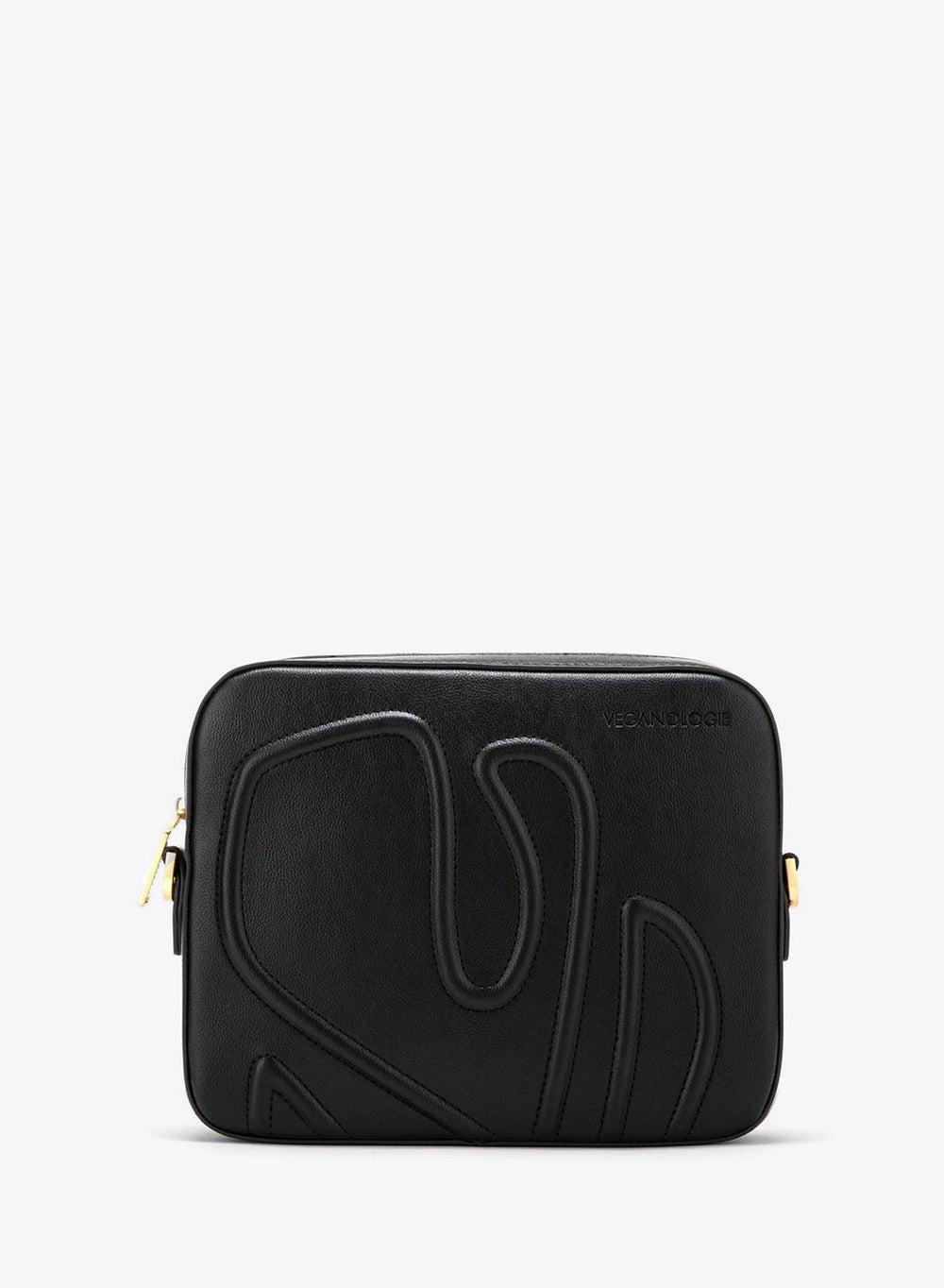 Maze Onyx Crossbody with Gold Hardware, 1.5 Bamboo Stems - Image 1