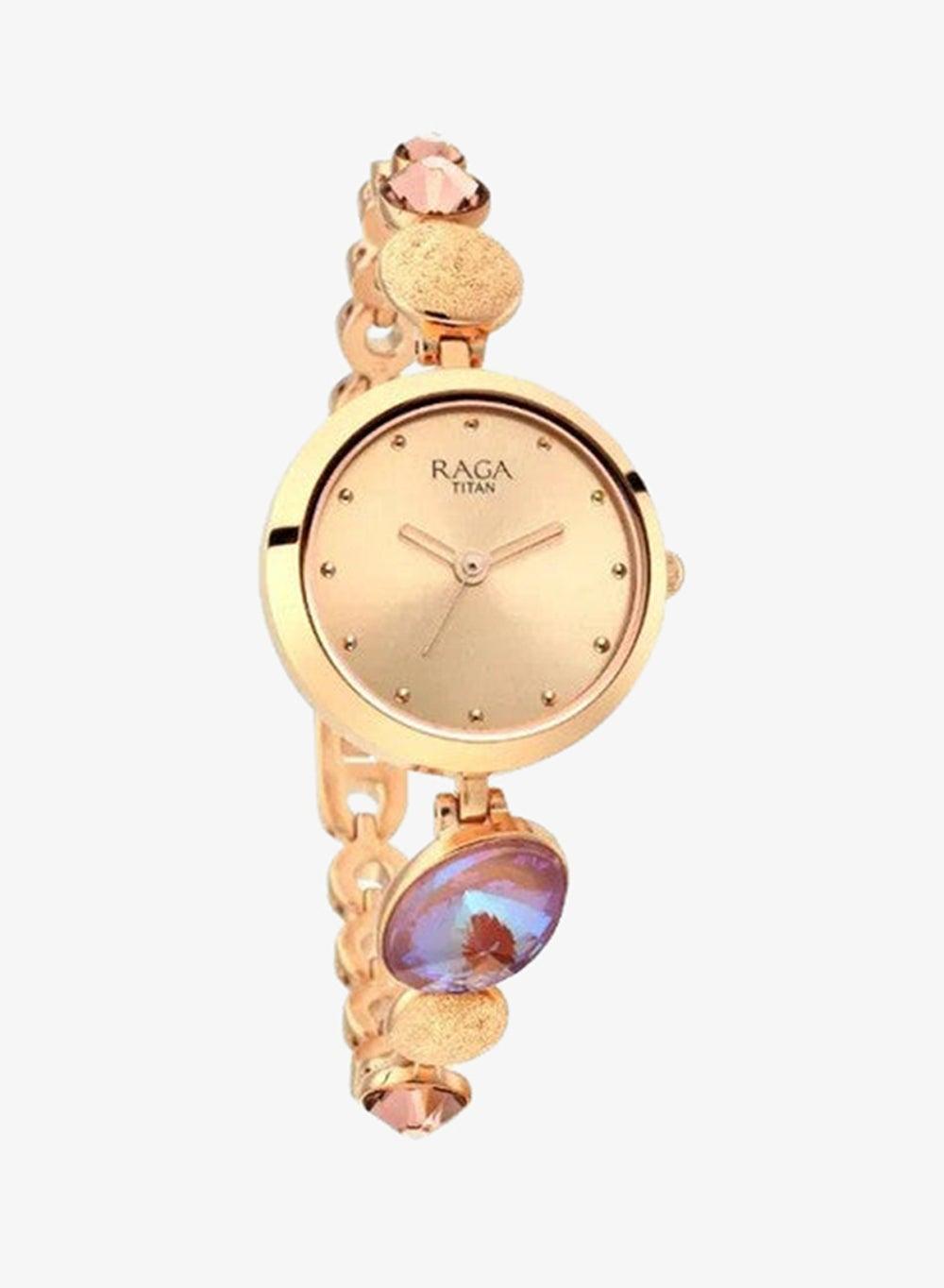 Titan Raga Moments Of Joy Rose Gold Women’s Watch - Image 1