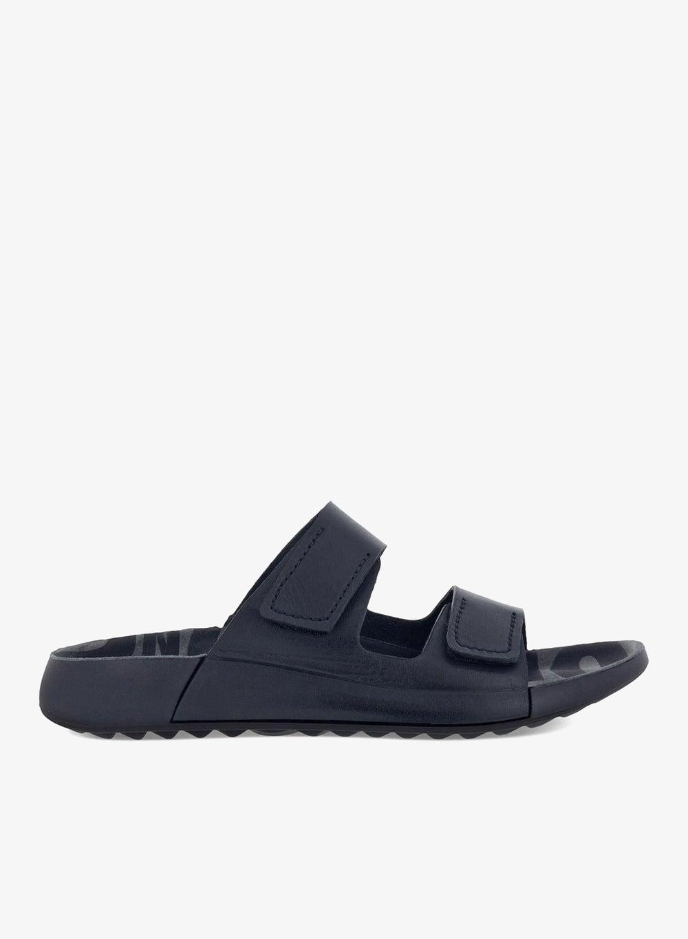 ECCO COZMO W Black Leather Slides - Image 1