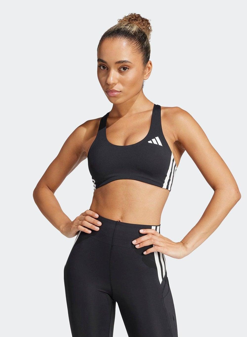 Powerreact Train Medium-Support 3-Stripes Bra - Image 1