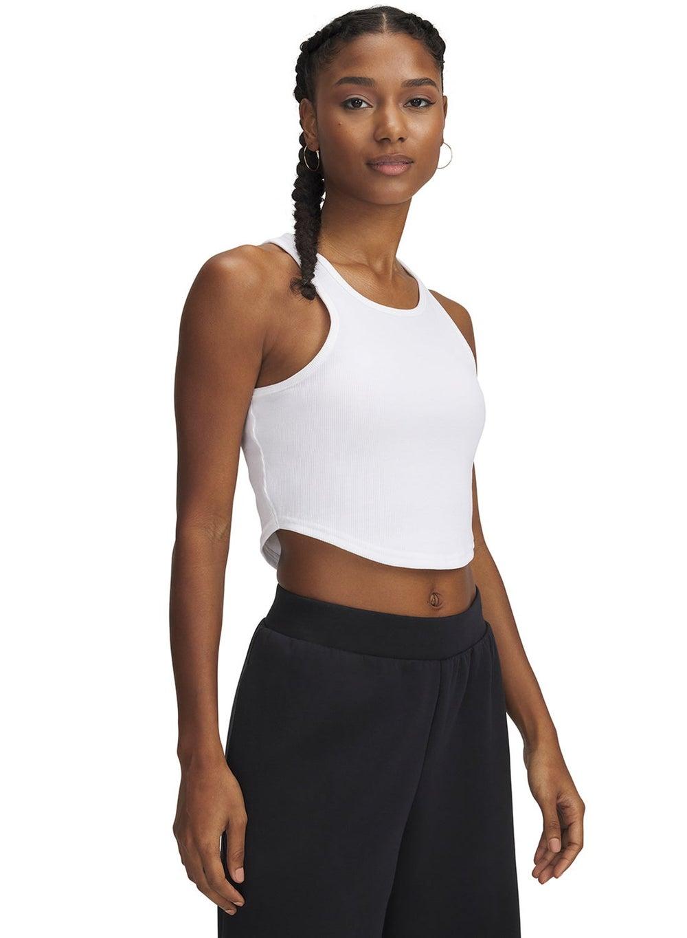 Rival Ribbed Tank with Built-In Shelf Bra - Image 1