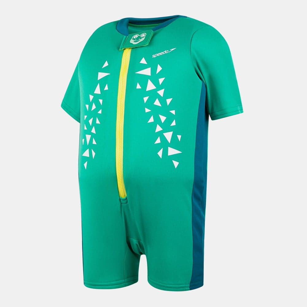 Kids' Printed Float Suit for Early Swim Learning - Image 1