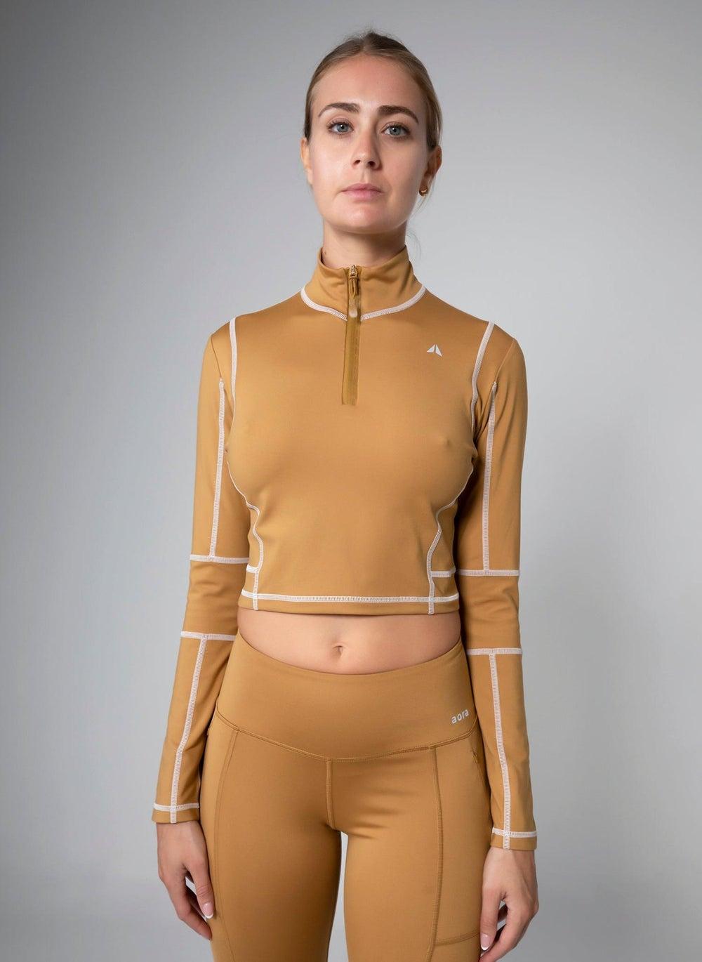 Women’s Kanzei Zip Longsleeve in Mauve - Image 1