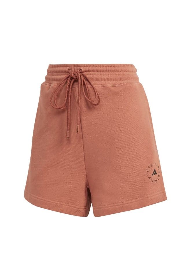 adidas by Stella McCartney Terry Brown Training Shorts - Image 1