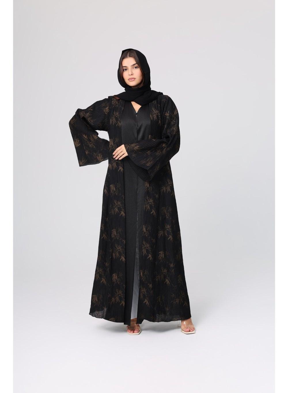 Pattern Design Wide Sleeves Abaya ABY1114 - Image 1