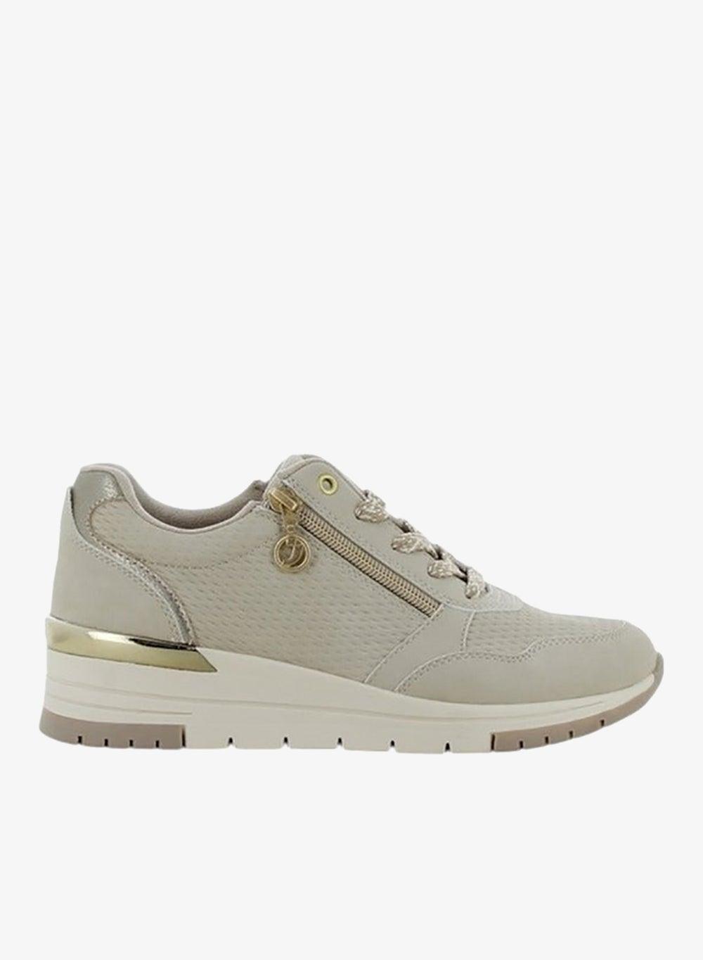 SJ Women's Textured Lace-Up Low-Top Sneakers - Image 1