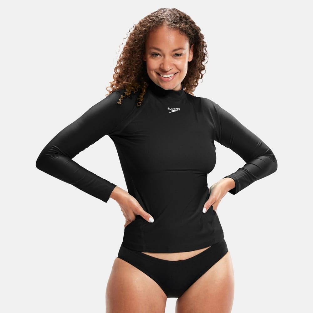 Women's Graphic Long Sleeve Rashguard with UPF40+ - Image 1