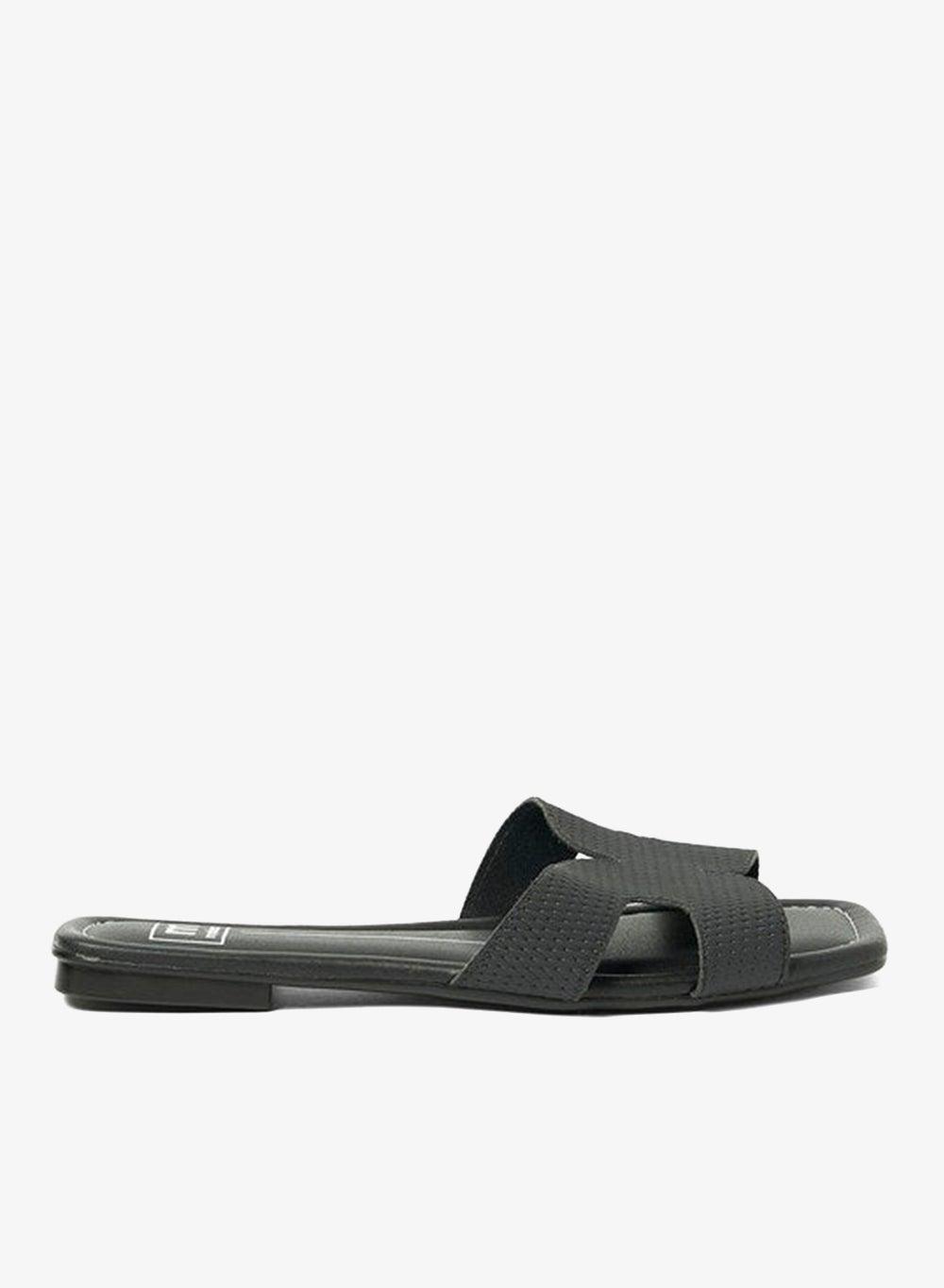 Sasha Single Strap Low Heel Sandals - Image 1