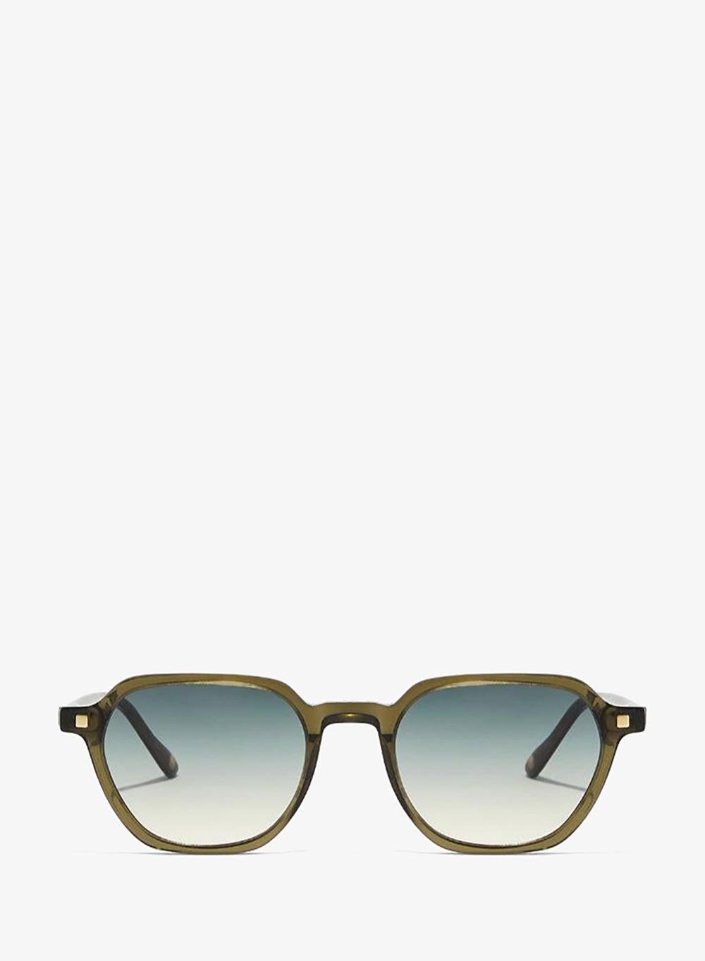 30Sundays RIVER Green Geometric Women’s Sunglasses UV400 - Image 1