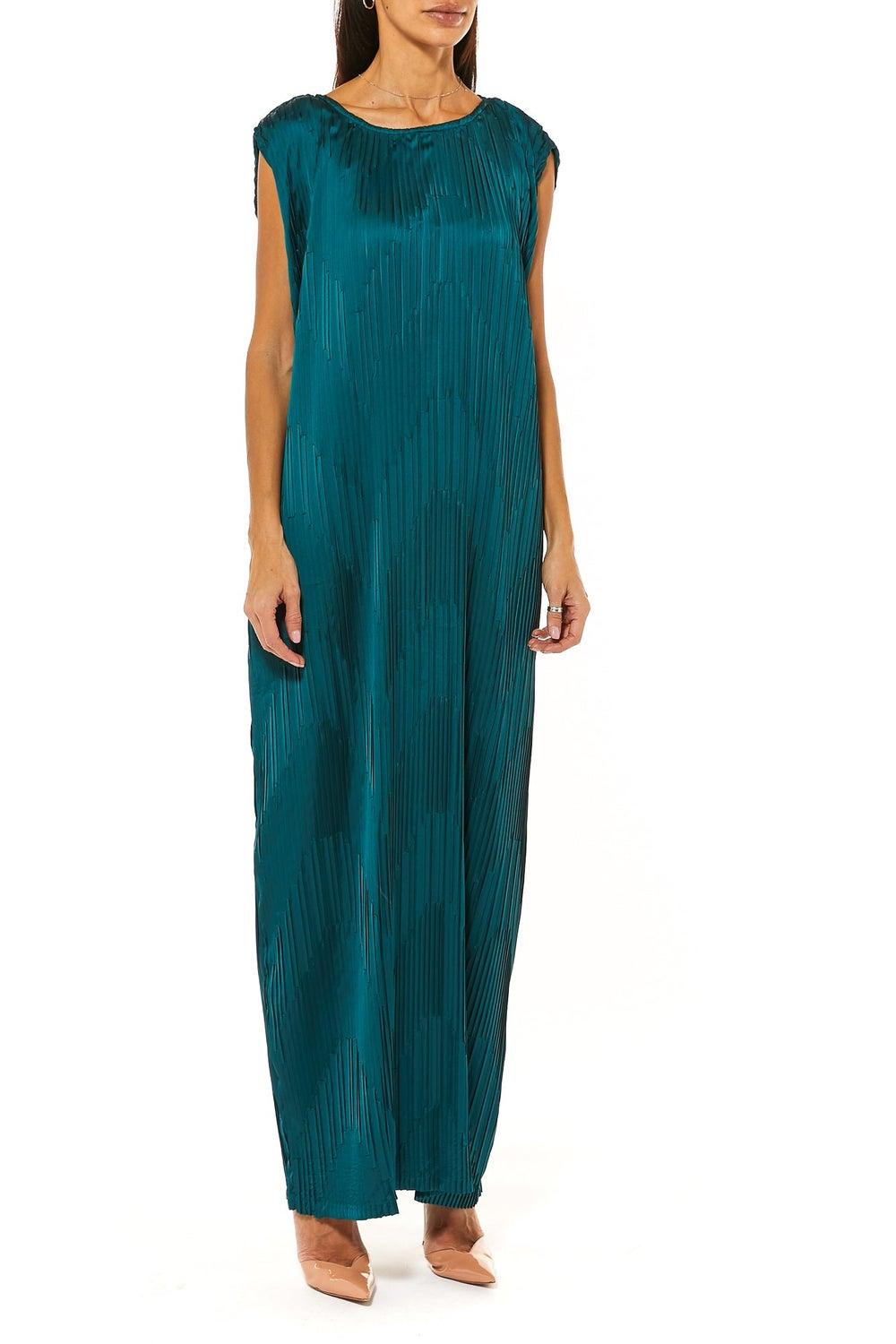 Crew Neck Maxi Dress for Effortless Everyday Elegance - Image 1