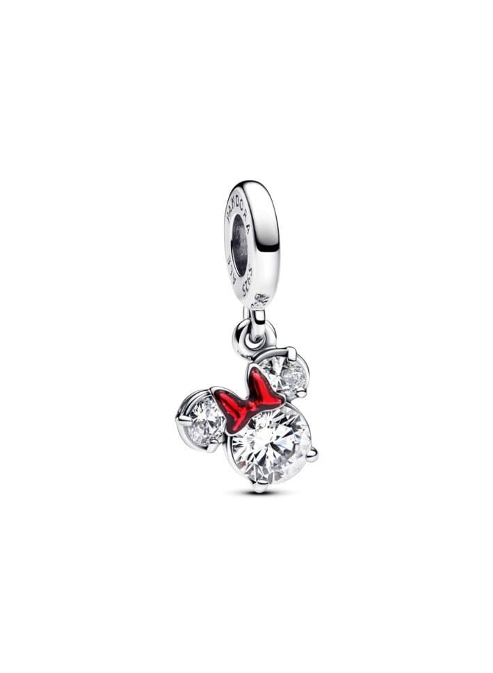 Disney Minnie Mouse Silhouette Dangle Charm - Image 1