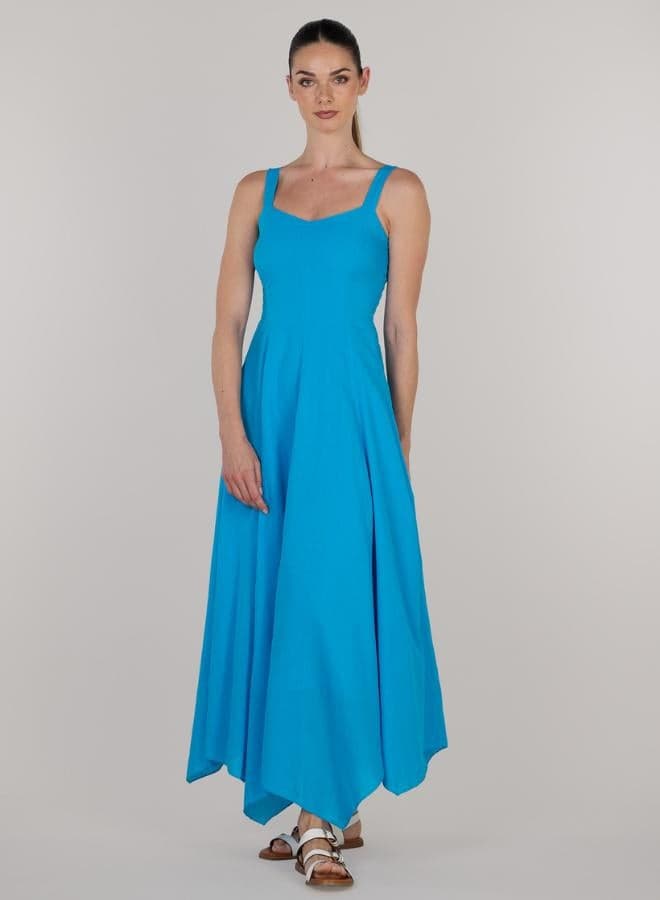 Eva Fit & Flare Long Dress - Image 1