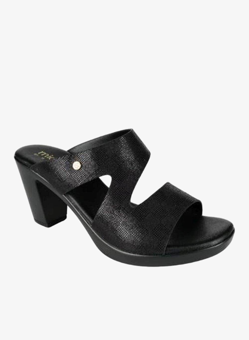 092-2759 Michelle Morgan Black Heeled Sandals 214RJ993 - Image 1