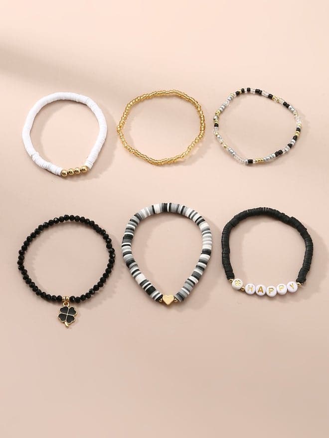 Take Two Set of 6 Beaded Bracelet - Image 1