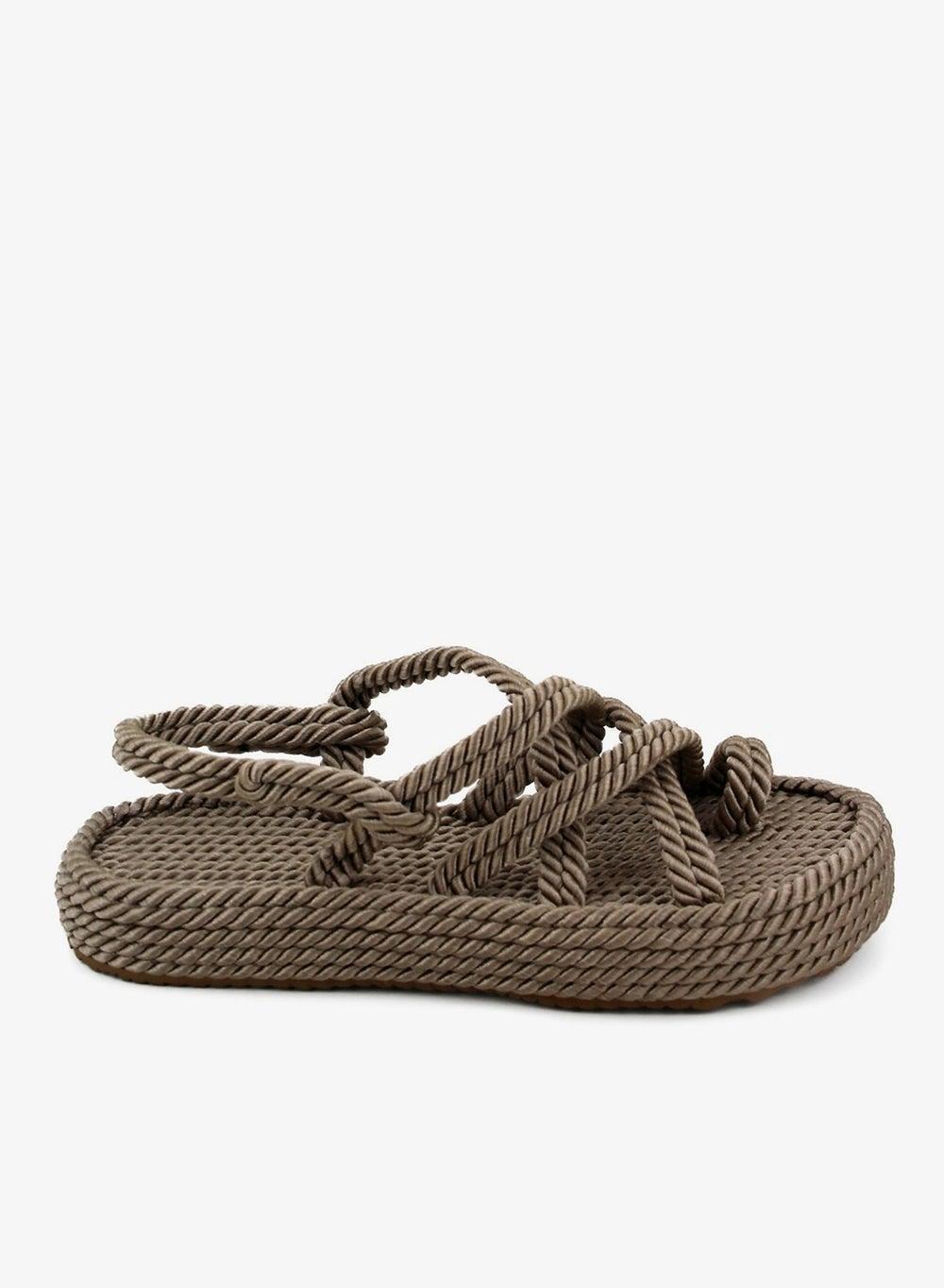 Nomads Finger Rope Sandals in Sand - Image 1