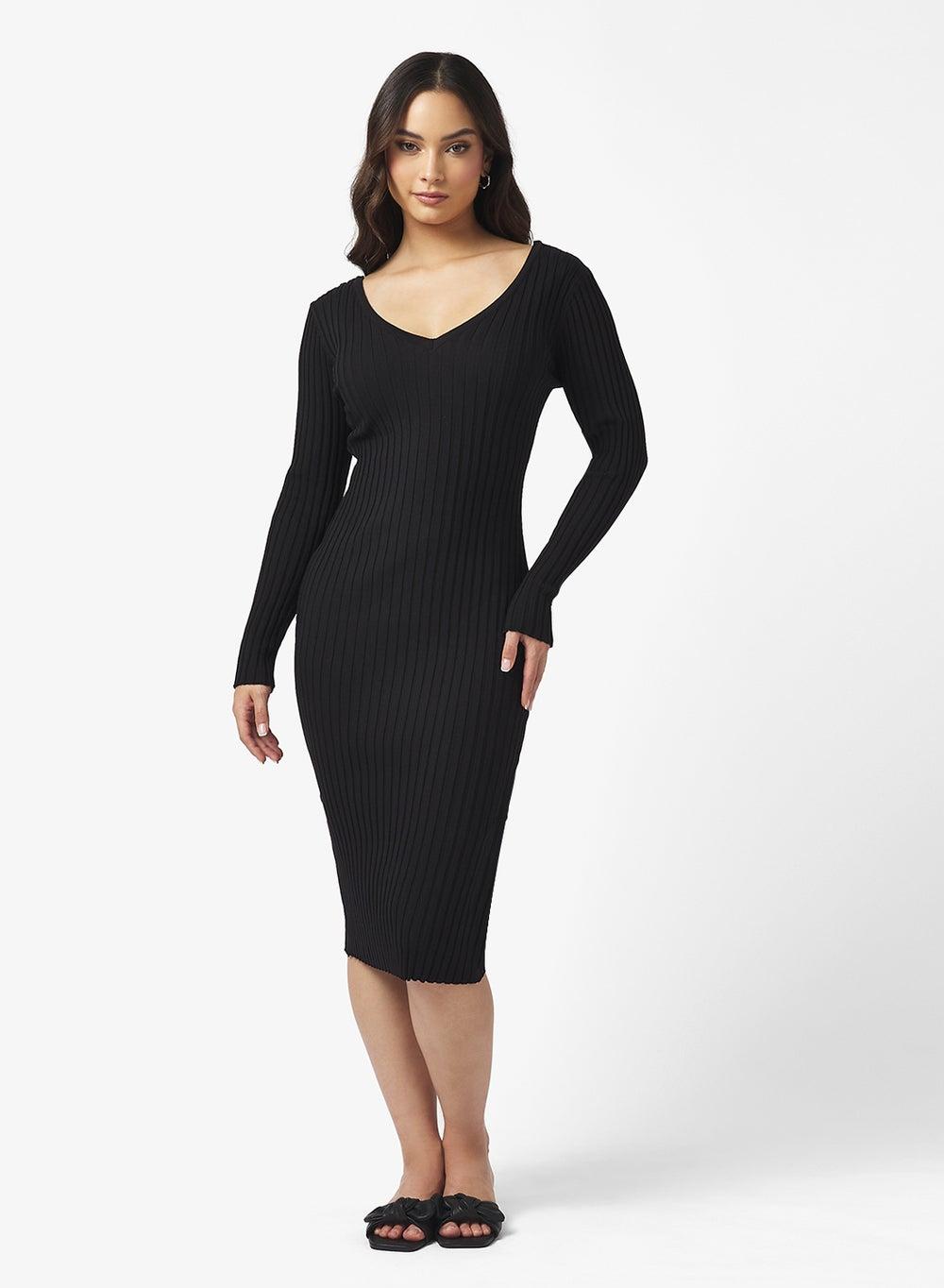 Ribbed Midi Dresses for Effortless Everyday Style - Image 1
