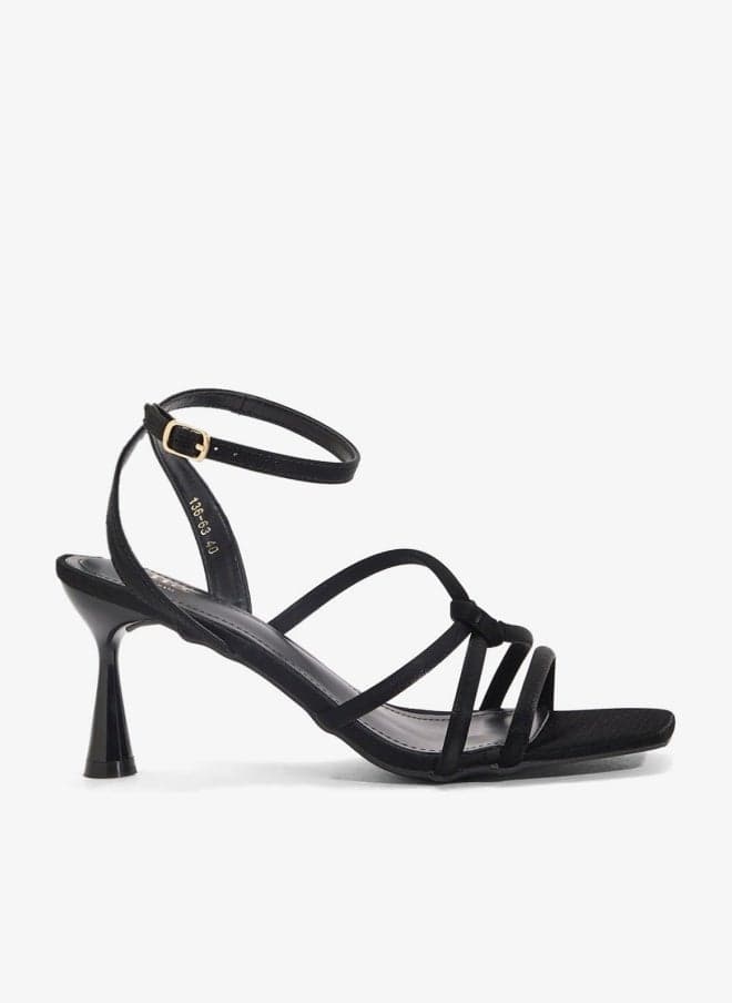Multi Strap Heeled Sandal - Image 1