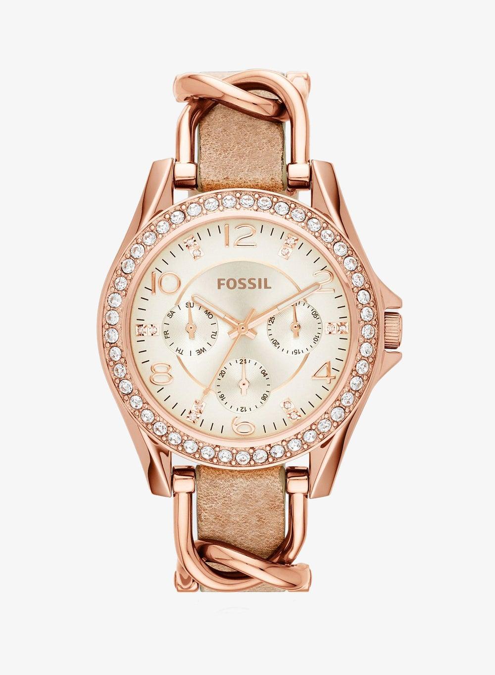 Riley Two Tone Analog Watch with Date-Day Dial - Image 1
