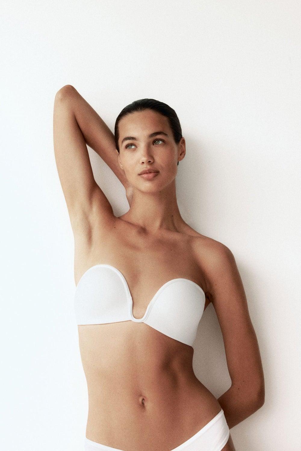 Non-wired Push-Up Balconette Bra - Image 1