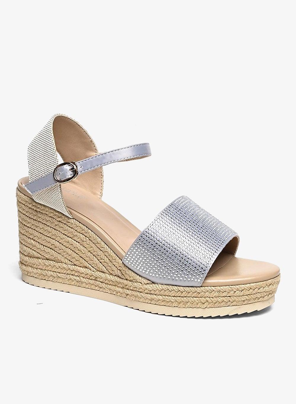 Comfort Ankle Strap Wedge Sandals - Image 1