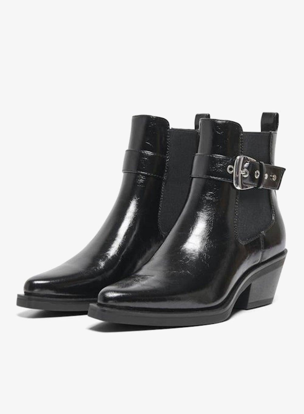 Onlamie Ankle Buckle Boots with Block Heel - Image 1