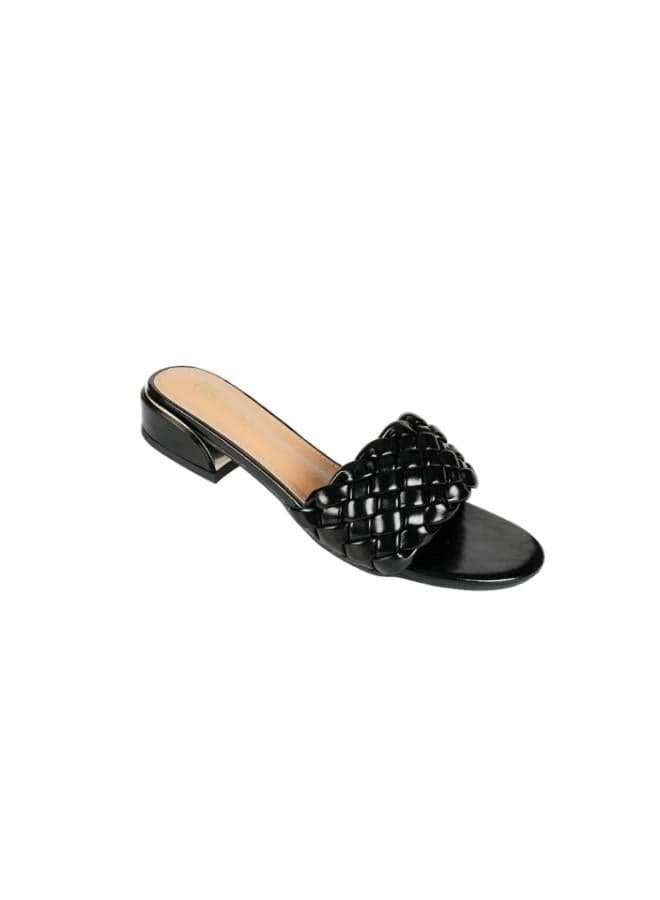 221-146 Zayna Black Casual Mules for Women - Image 1