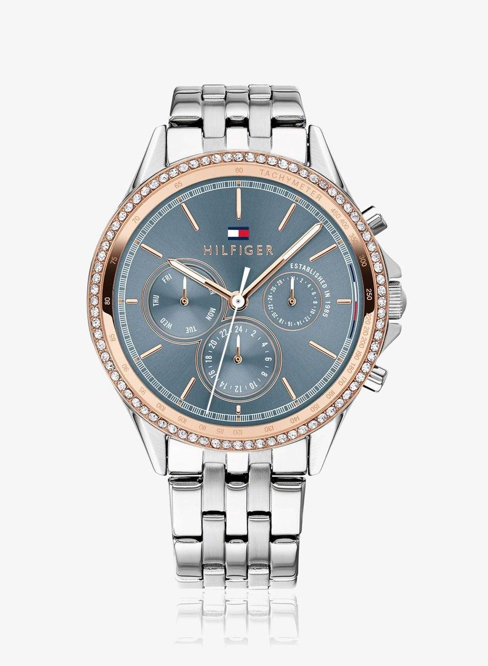 Tommy Hilfiger Womens Silver Stainless Steel Multifunction Watch 1781976 - Image 1