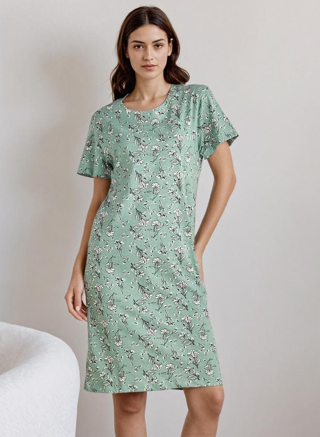 Nighty Knee Length Women’s Nightwear Set - Image 1