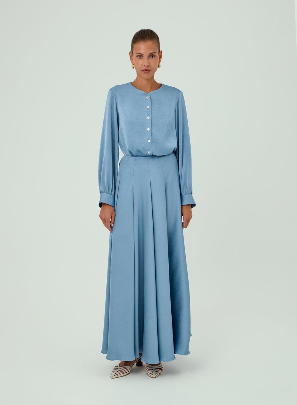 Rawan Powder Blue Co-Ord Set - Image 1