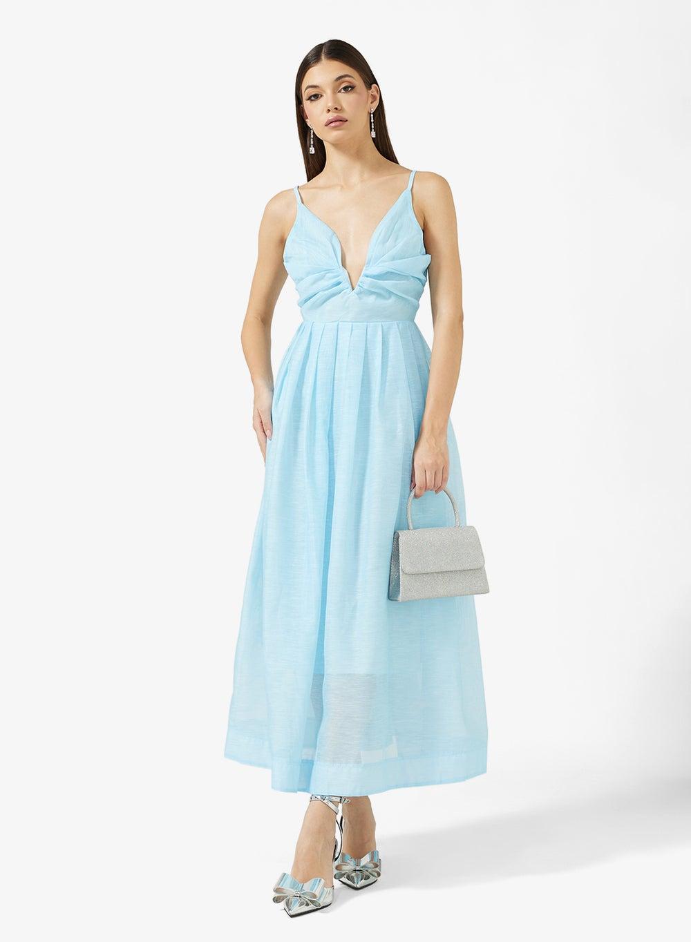 Strappy A-Line Midi Dress - Image 1