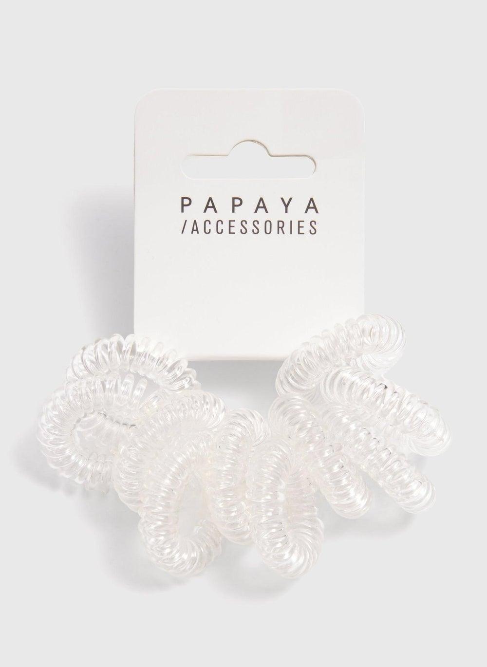 Papaya 10 Pack Invisible Spiral Bobbles - Image 1