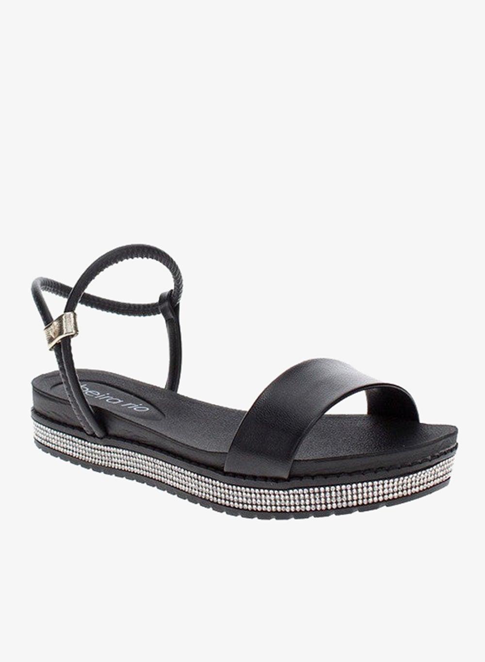 Women’s Flat Sandals with Cushioned Sole and Breathable Straps - Image 1