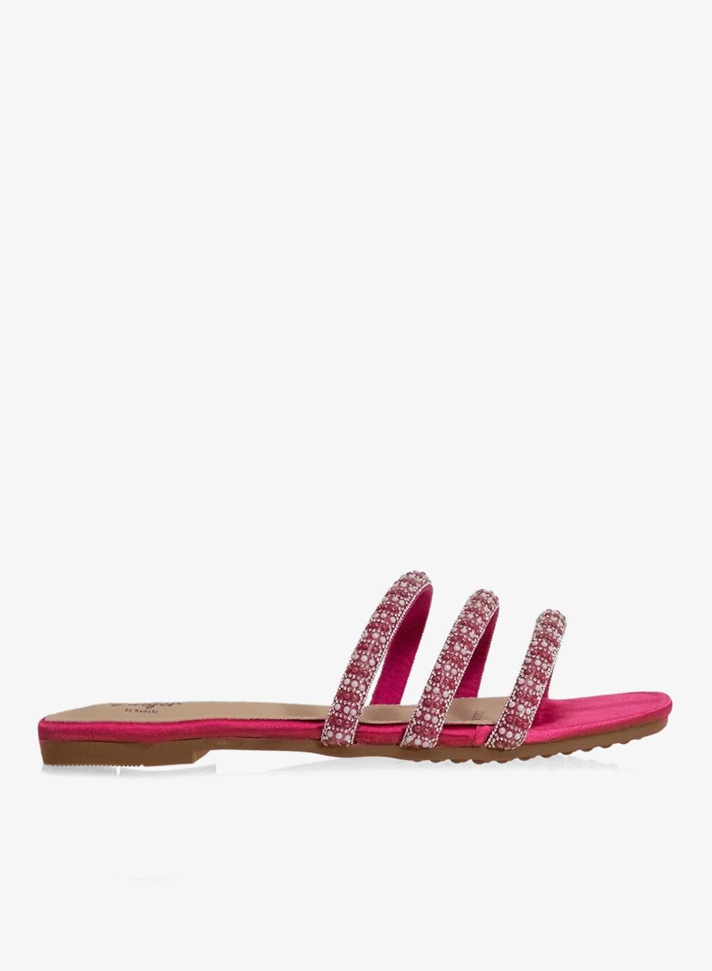 Diamante Flat Sandal - Image 1
