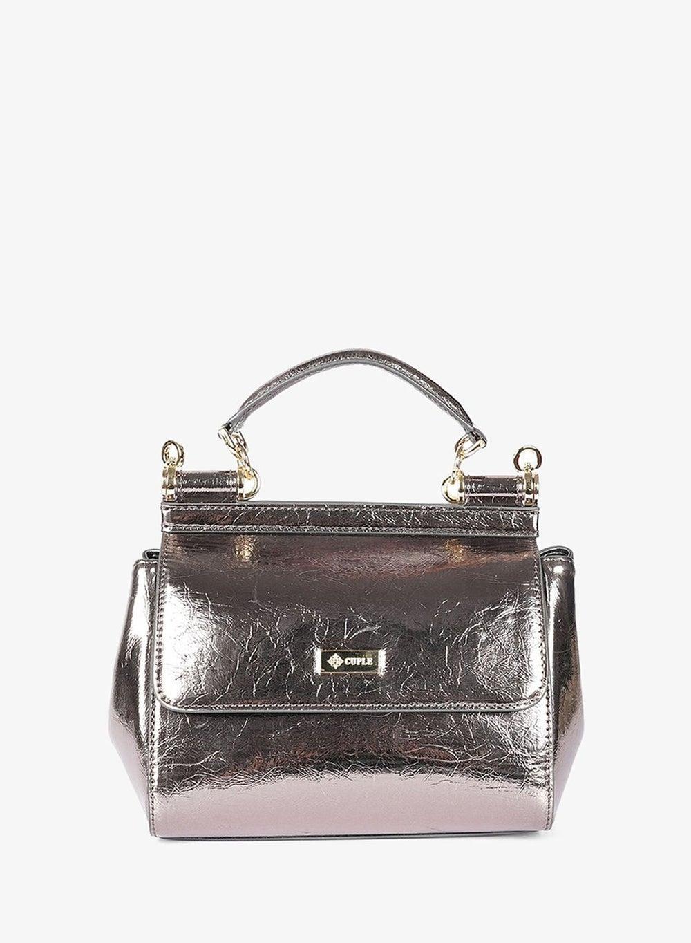 Polished Small Satchel Shoulder Handbag - Image 1
