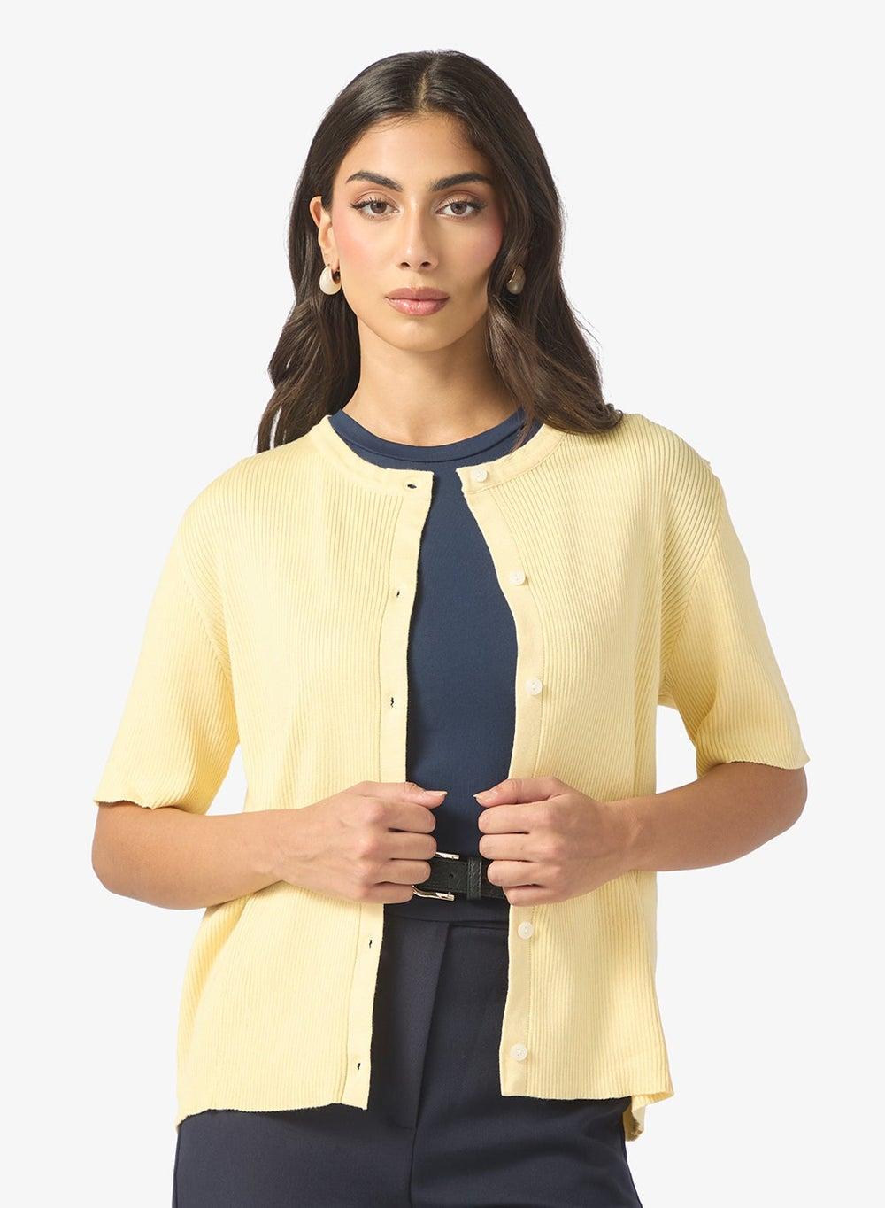 Melange Cardigan for Effortless Layering - Image 1