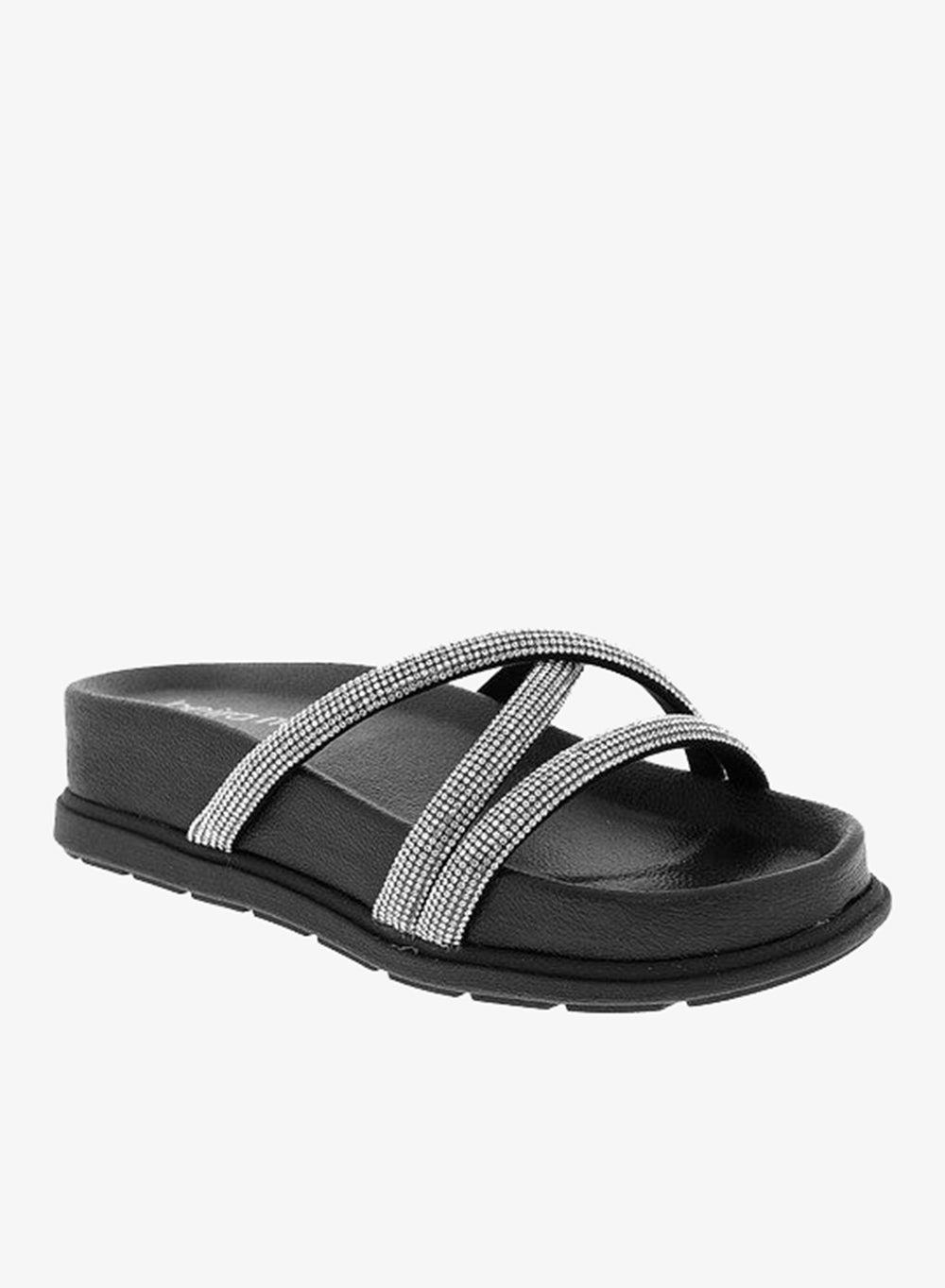 Women's Flat Sandals with Cushioned Sole - Image 1