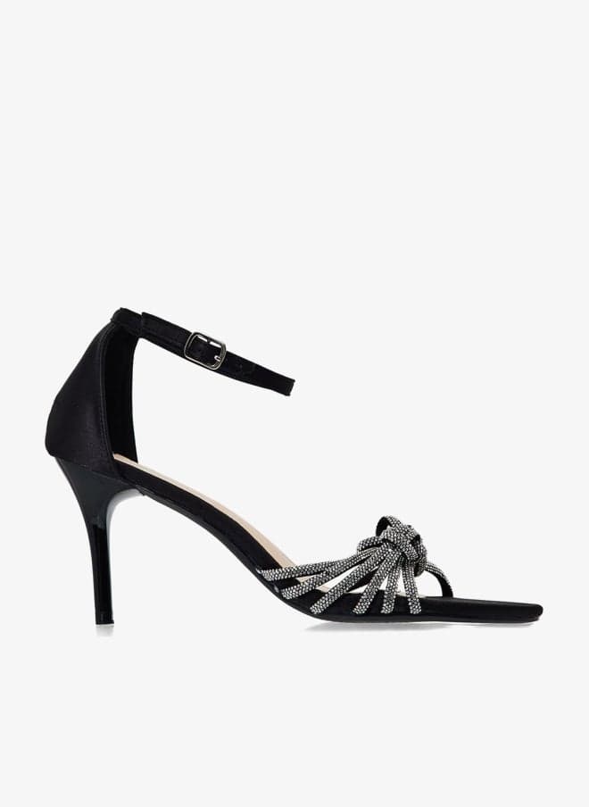 Diamante Heeled Sandal - Image 1