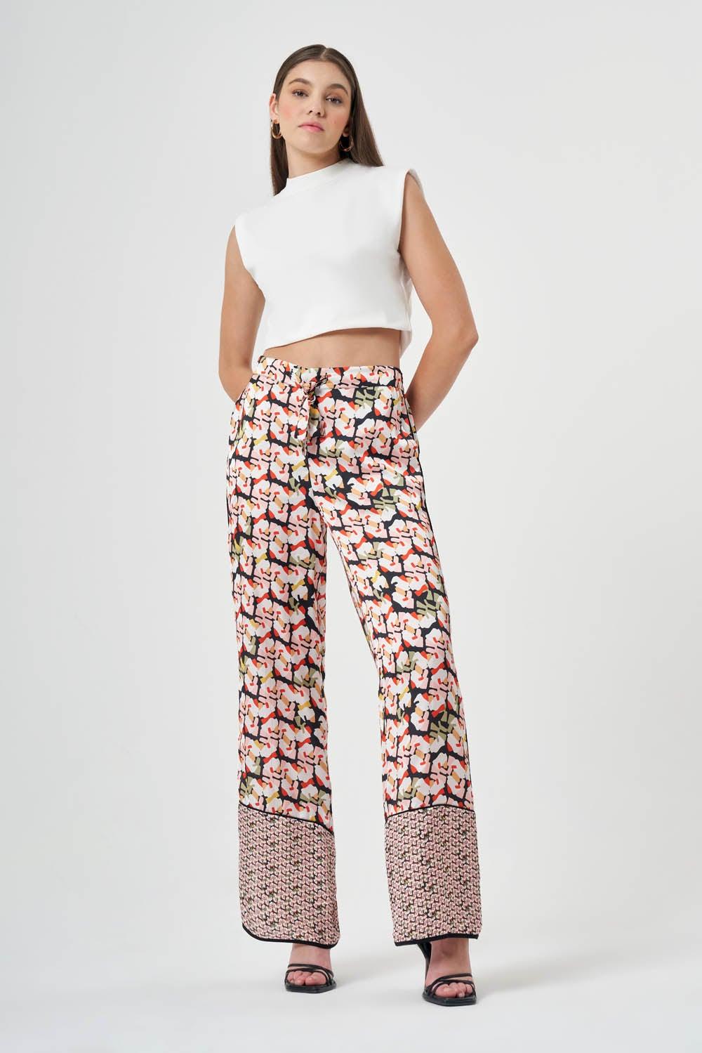 Patterned Trousers for Women - Image 1