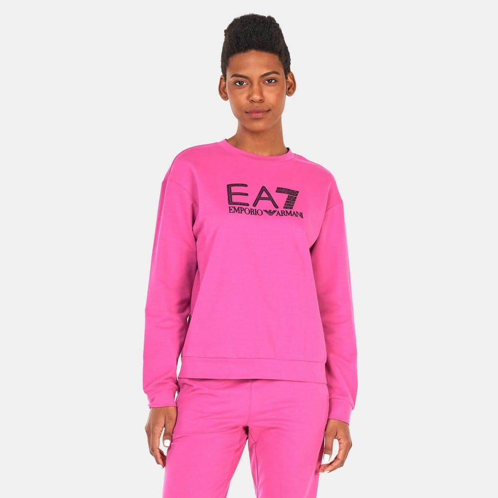 Women's Train Logo Series Cotton Stretch Sweatshirt - Image 1